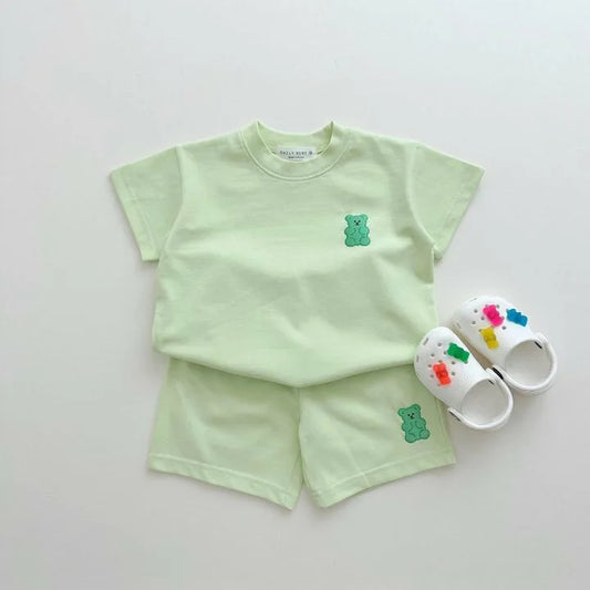 Gummy Bear T-shirt and Shorts Set - Peachy Bloomers