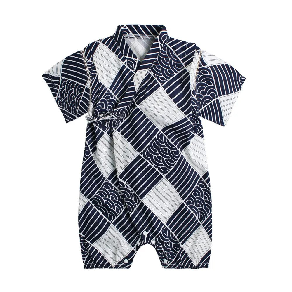 Baby Kimono Onesie - Peachy Bloomers