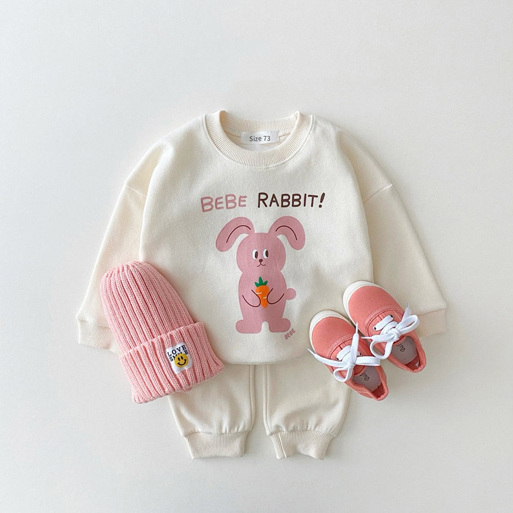 Bebe Sweatshirt and Sweatpants Set - Peachy Bloomers