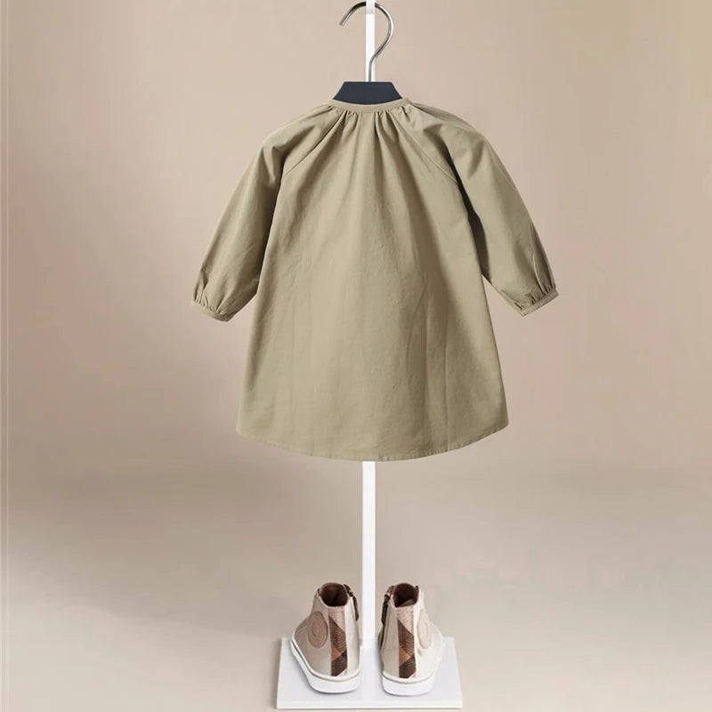 Isla Organic Cotton Shirt Dress - Peachy Bloomers