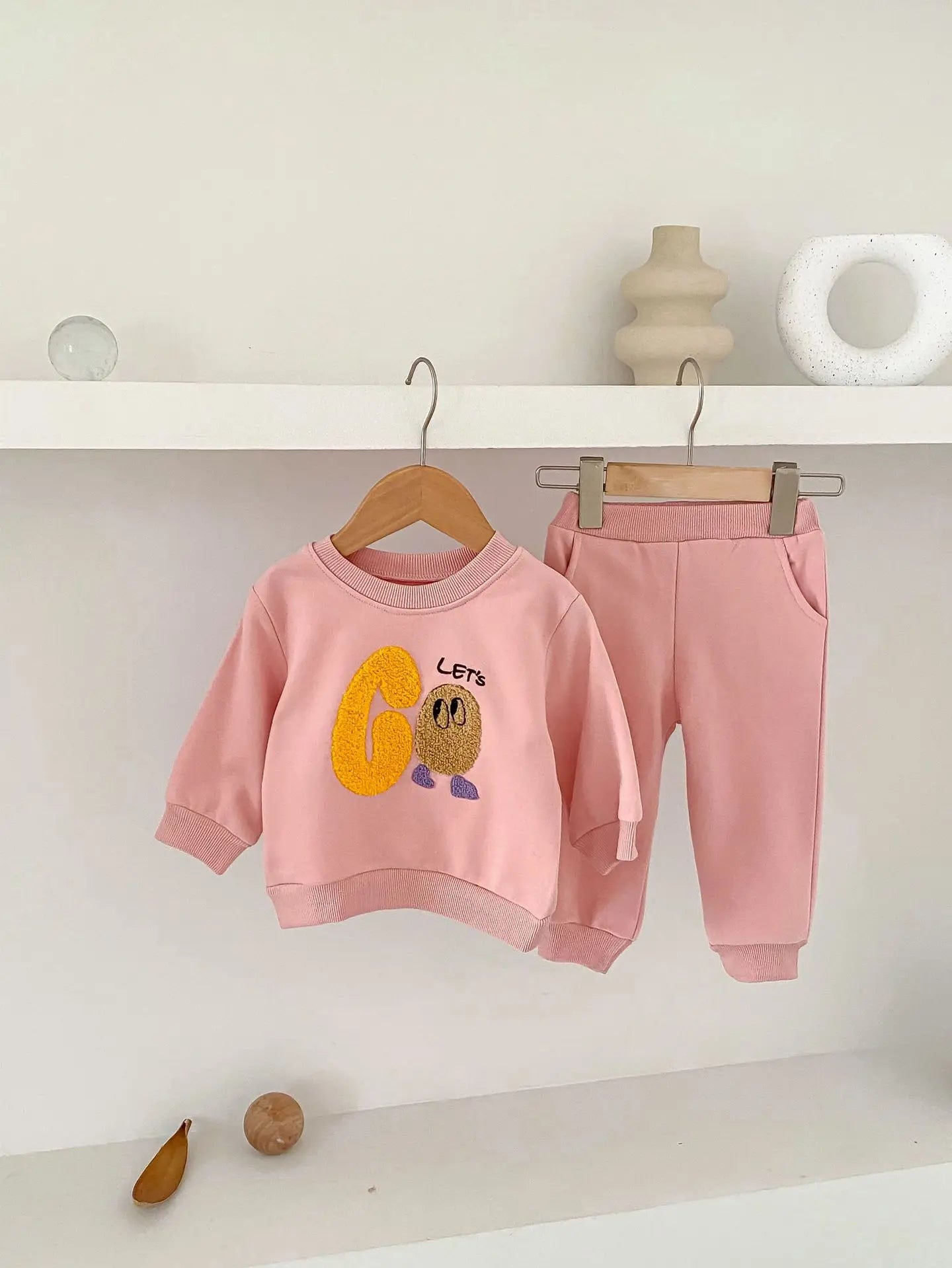 Baby Sweatshirt and Sweatpants Set - Peachy Bloomers