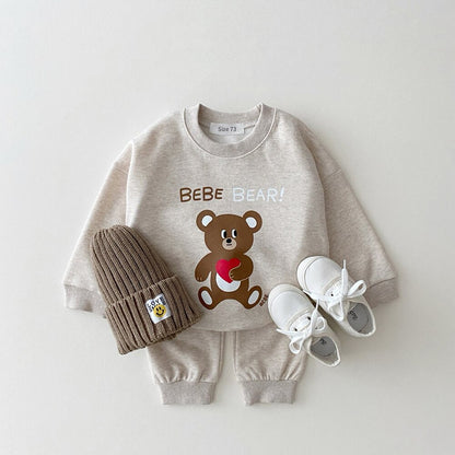 Bebe Sweatshirt and Sweatpants Set - Peachy Bloomers