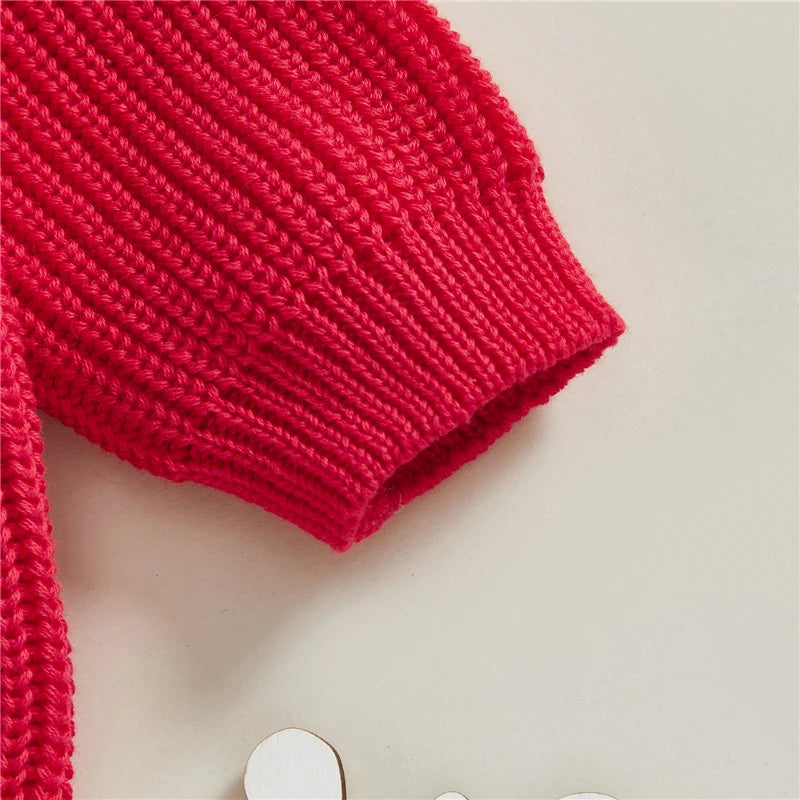 Girl Christmas Knit Sweater