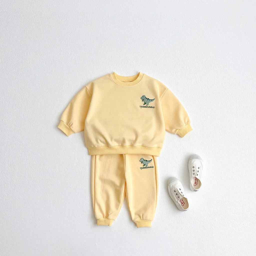 Dinosaur Sweatshirt and Pants Set - Peachy Bloomers