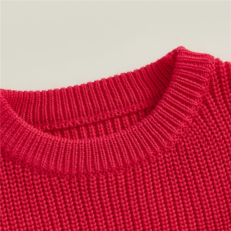 Girl Christmas Knit Sweater