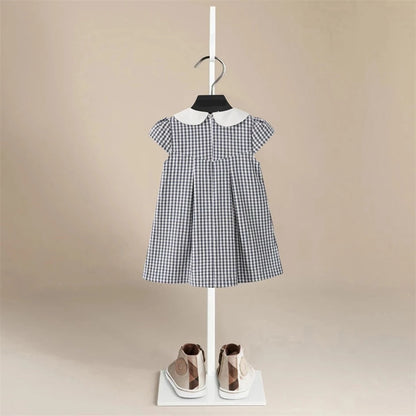 Organic Cotton Checkered Dress