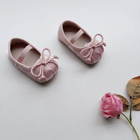 Chloe Velvet Ballet Baby Flats - Peachy Bloomers