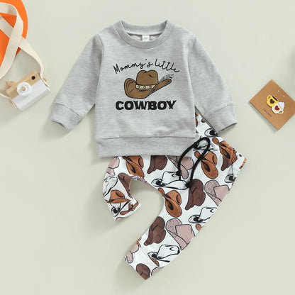 Cowboy Sweatshirt and Sweatpants Set - Peachy Bloomers