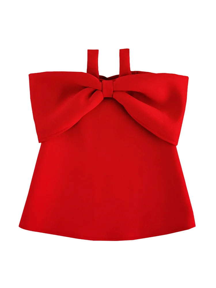 Elegant Big Bow Girls Dress - Peachy Bloomers