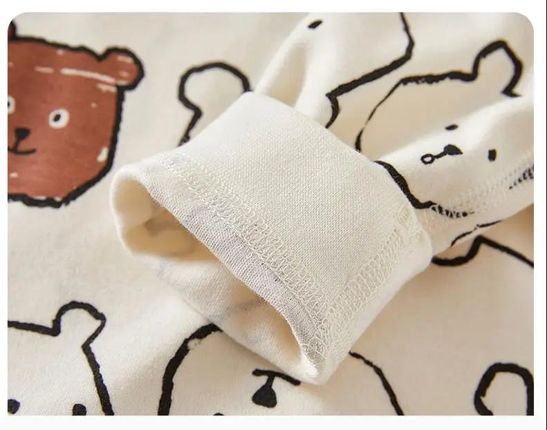 Bear Newborn Cotton Romper - Peachy Bloomers