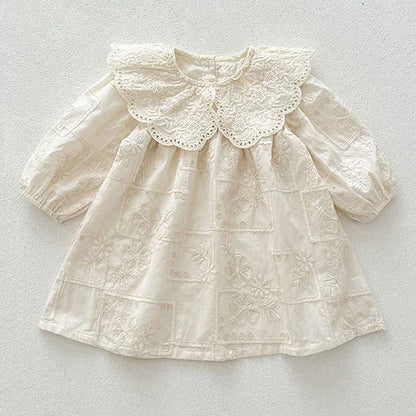 Sisters Matching Lace Jacquard Set – Vintage Elegance