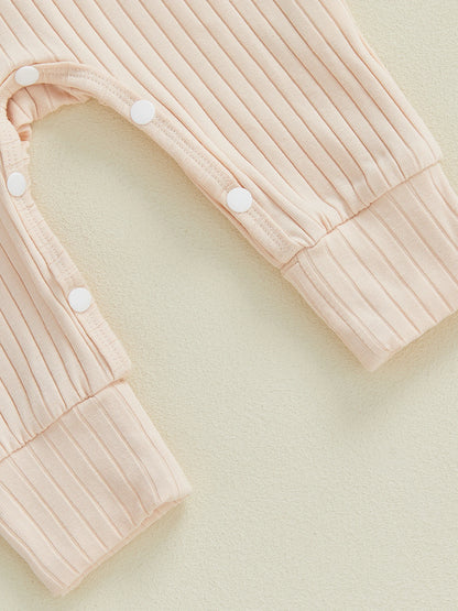 Baby Unisex First Christmas Ribbed Jumpsuit