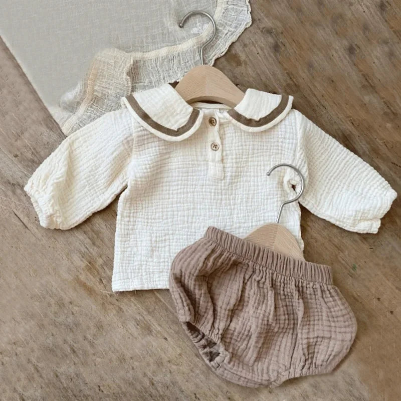 Bloomers Soft Cotton Gauze Baby Set