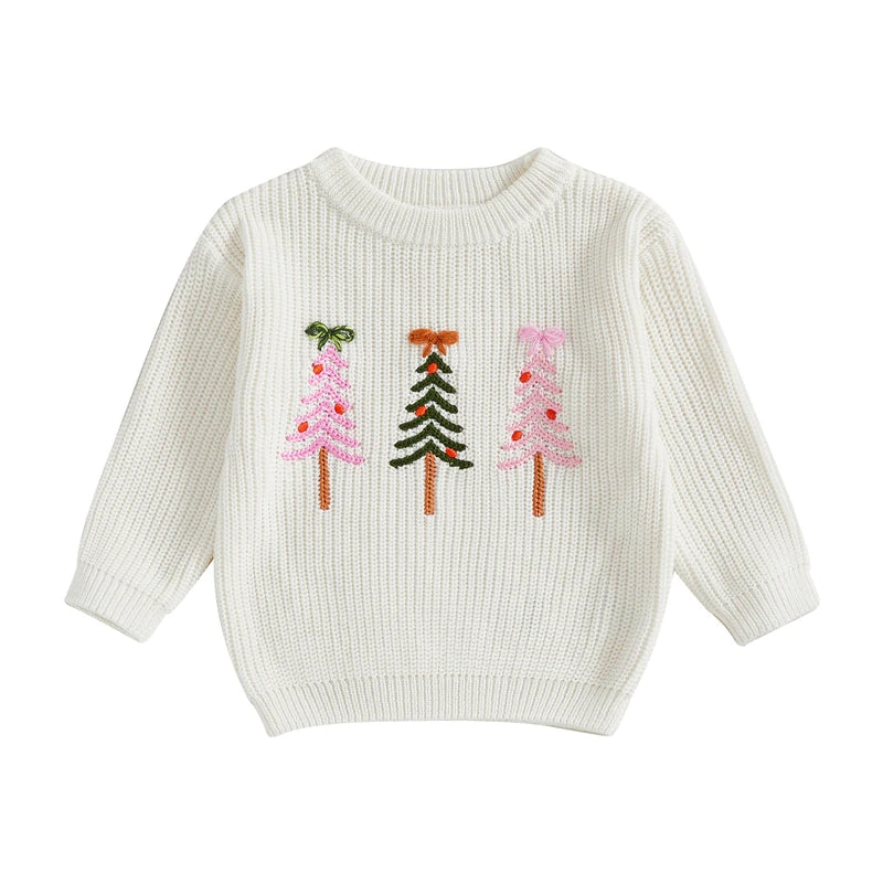 Girl Christmas Knit Sweater