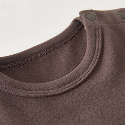 Moon Print Baby Outfit Set – 100% Cotton 2-Piece Long Sleeve Top and Pants