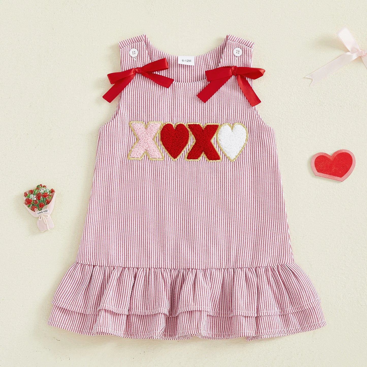 Baby Girls Valentine's Day Bow Dress