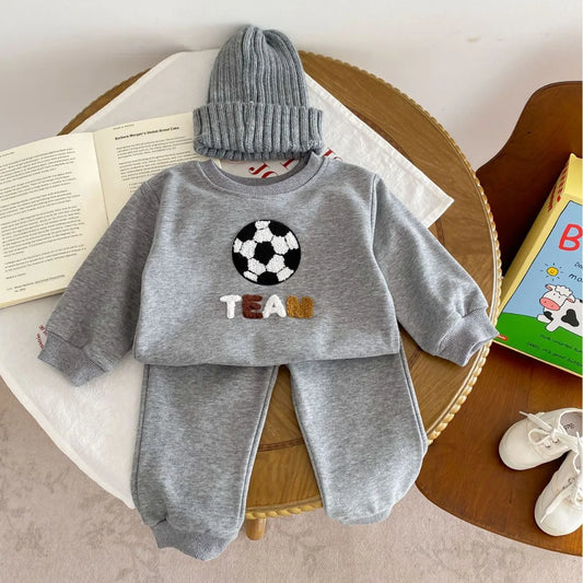 Soccer Sweatshirt and Sweatpants Set