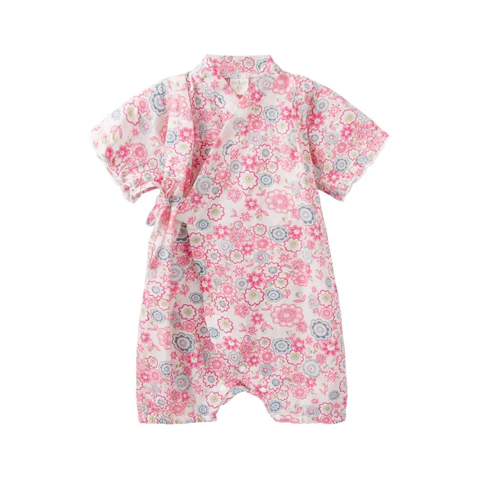 Baby Kimono Onesie - Peachy Bloomers