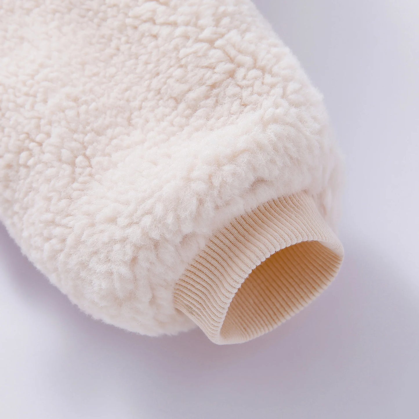 Girls Cherry Embroidery Bomber Fleece Jacket