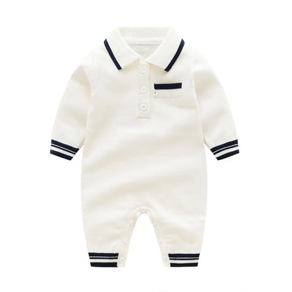 Baby Boy Knit Romper - Peachy Bloomers