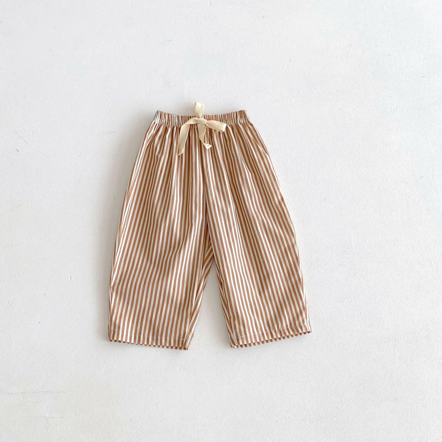 Striped Cotton Drawstring Pants – Unisex Comfort for Everyday Adventures