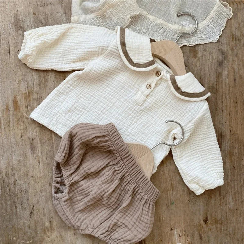 Bloomers Soft Cotton Gauze Baby Set
