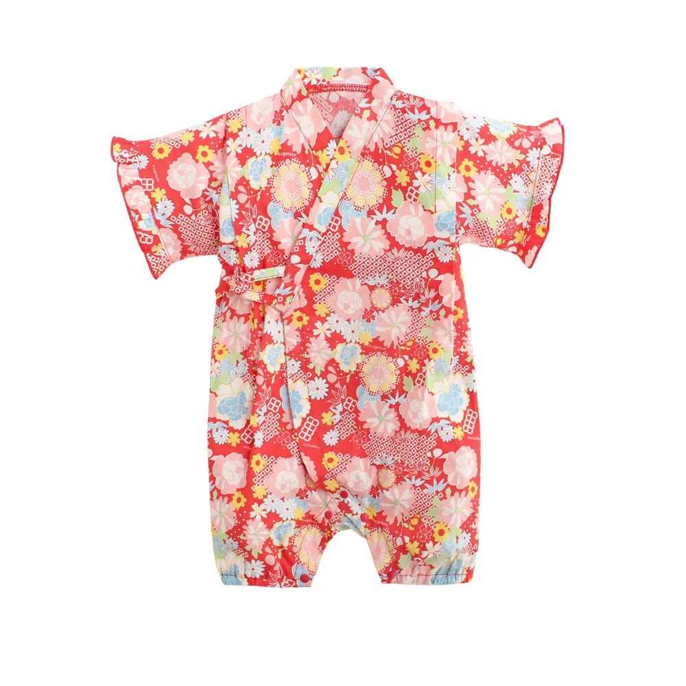 Baby Kimono Onesie - Peachy Bloomers