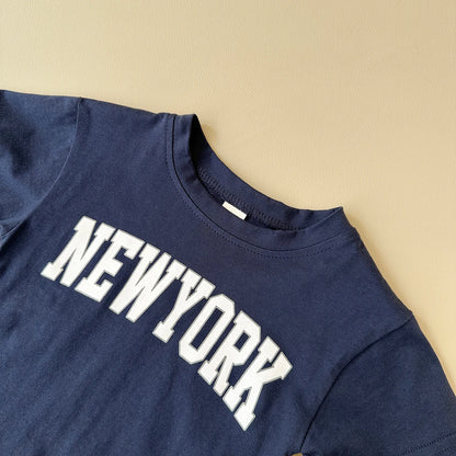 New York Cotton T-Shirt & Shorts Set