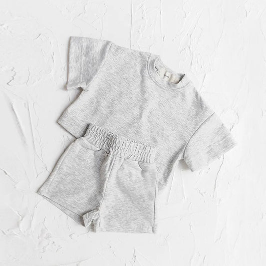 Casual T-shirt and Shorts Set - Peachy Bloomers