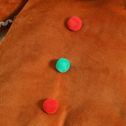 Baby Boy Gingerbread Christmas Jumpsuit