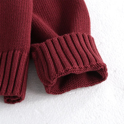 Girls Bow Knit Cardigan