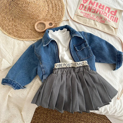 Denim Bomber Jacket - Peachy Bloomers