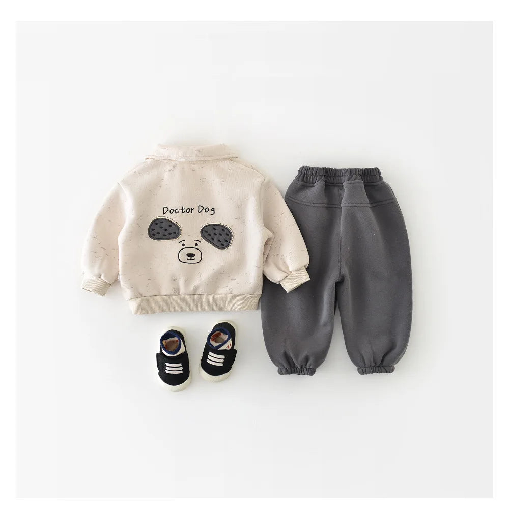Puppy Fleece Toddler Sweatshirt & Sweatpants Set