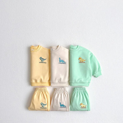 Dinosaur Sweatshirt and Pants Set - Peachy Bloomers