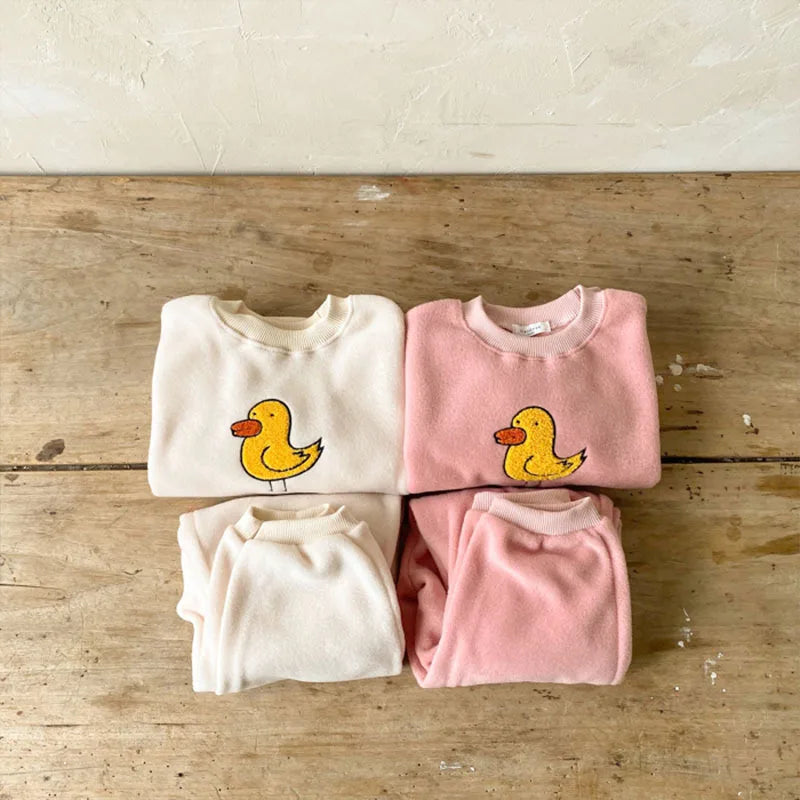 Little Quack Baby Fleece Set