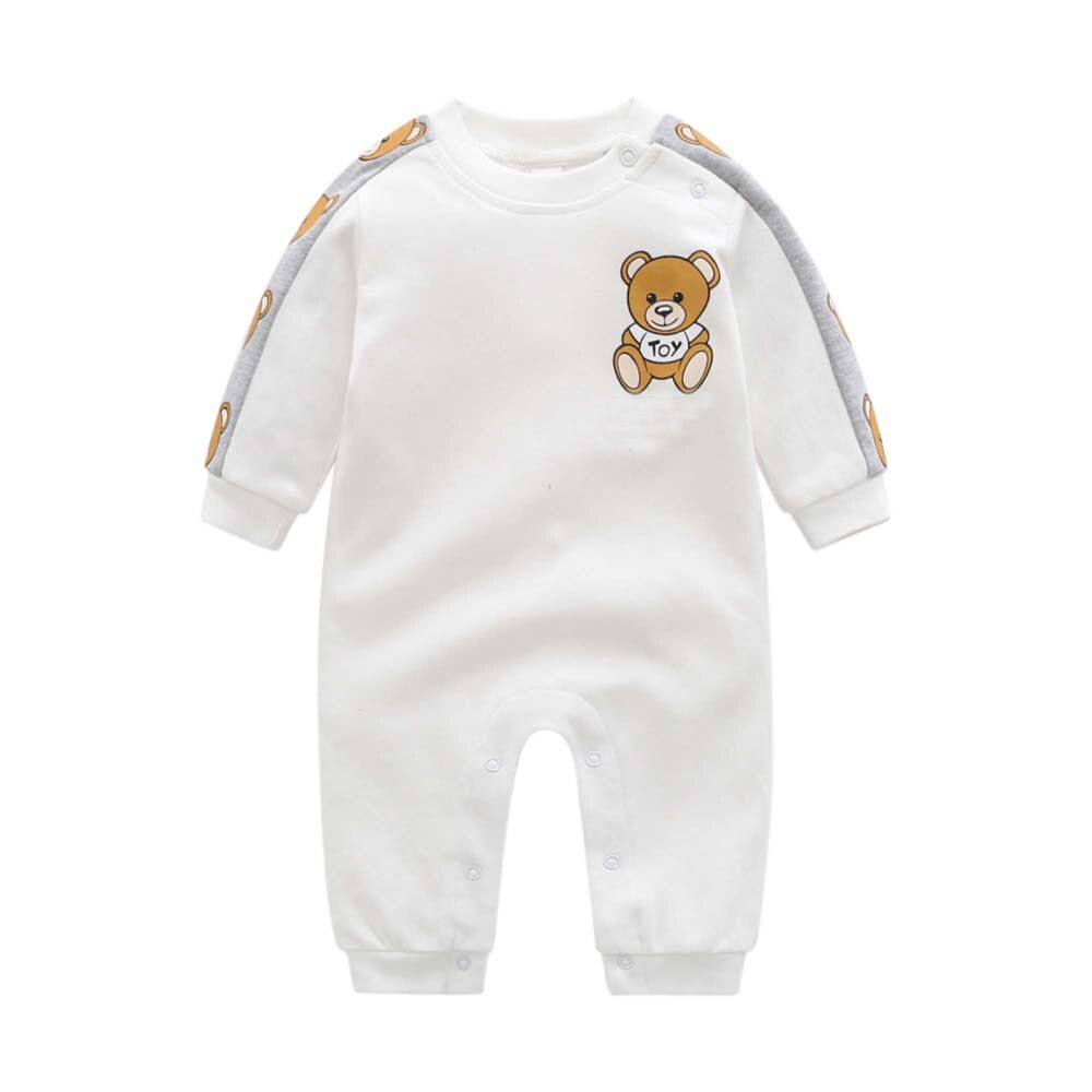 Little Bear Cotton Romper - Peachy Bloomers