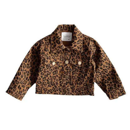 Leopard Denim Jacket