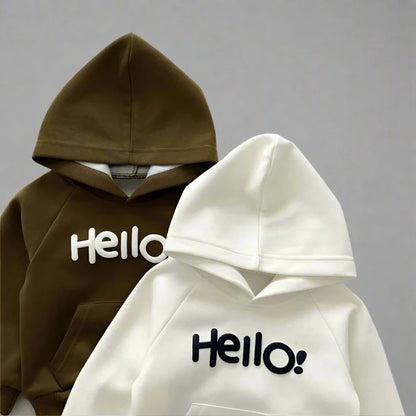 Hello Kids Hoodie & Sweatpants Set