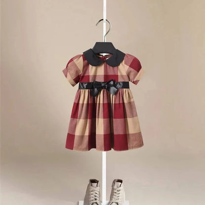 Kai Checkered Dress - Peachy Bloomers