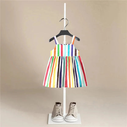 Rainbow Stripe Dress