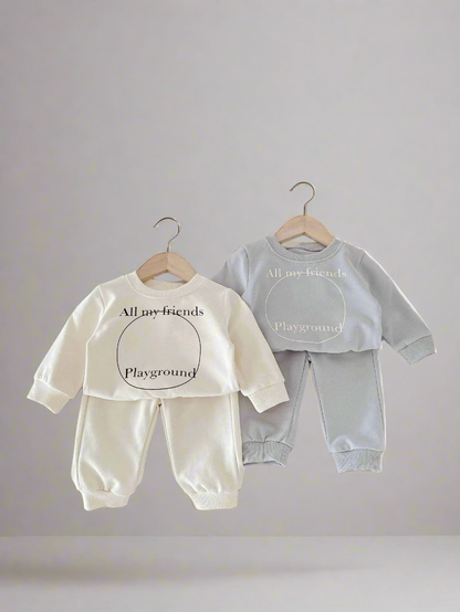 All My Friends Playground Sweatshirt & Sweatpants Set