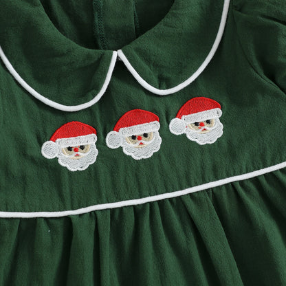 Girls Christmas Santa Dress