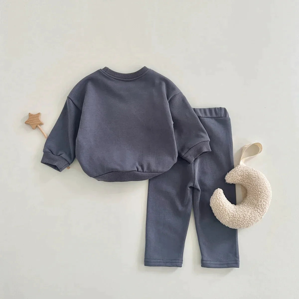 Rainbow Cloud Sweatshirt and Sweatpants Set