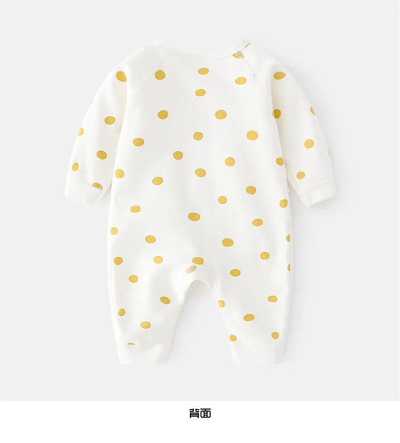 Dot Newborn Romper - Peachy Bloomers