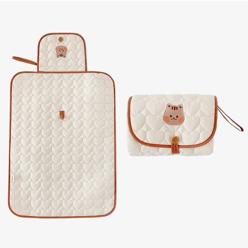 Baby Bear Diaper Changing Mat - Peachy Bloomers