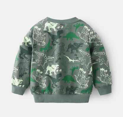 Dinosaur Sweatshirt and Sweatpants Set