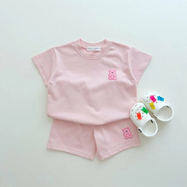 Gummy Bear T-shirt and Shorts Set - Peachy Bloomers