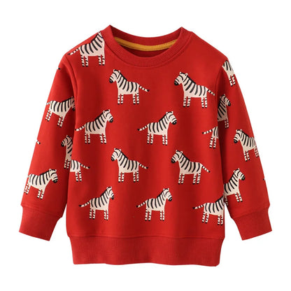 Zebra Red Sweatshirt