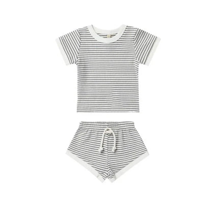 Baby Cotton T-shirt and Shorts Set - Peachy Bloomers