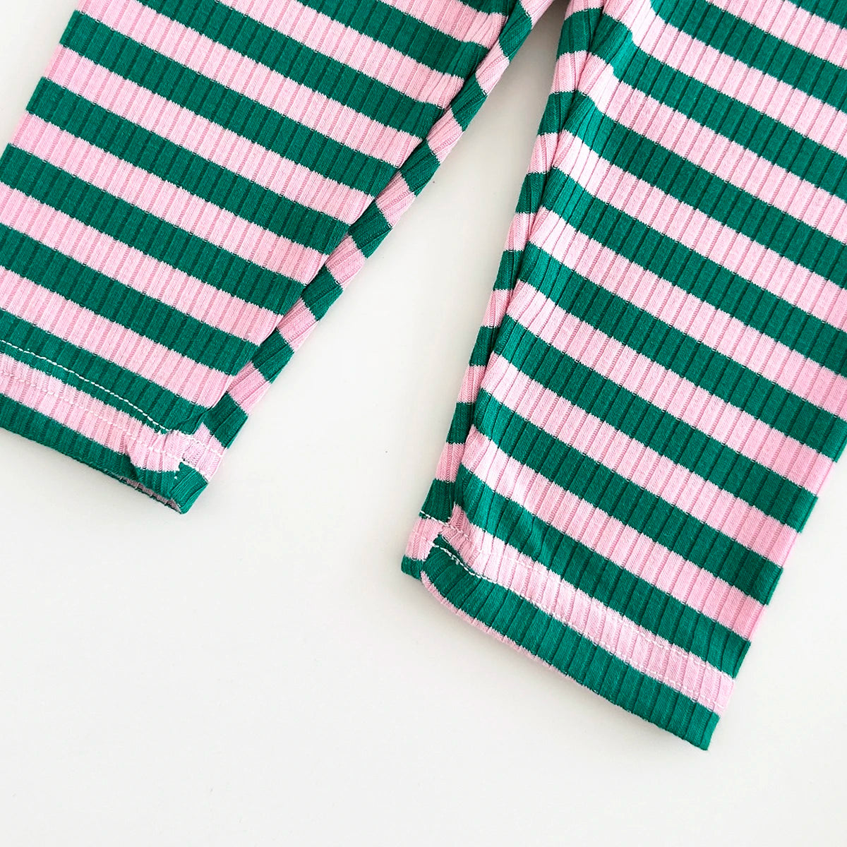 Strawberry Sweatshirt and Stripe Leggings Set